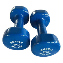 Load image into Gallery viewer, 1kg TO 6kg VINYL DUMBBELL SET (PACKAGE PRICE)