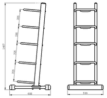 Load image into Gallery viewer, Power Bag Storage Rack