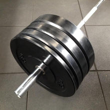 Load image into Gallery viewer, 100kg Budget Black Bumper Plate Set (Package Price)
