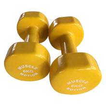 Load image into Gallery viewer, 1kg TO 6kg VINYL DUMBBELL SET (PACKAGE PRICE)

