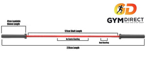 20kg Cerakote Blue Olympic Barbell (1500LBS RATING)