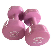 Load image into Gallery viewer, 5kg to 10kg VINYL DUMBBELL SET (PACKAGE PRICE)

