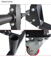 Load image into Gallery viewer, Bumper Plate and Barbell Storage Rack with wheels
