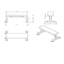 Load image into Gallery viewer, FB1003 Commercial Flat Bench
