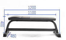 Load image into Gallery viewer, FB1005 Deluxe Flat Bench with Dumbbell Rack
