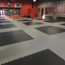 Load image into Gallery viewer, Interlocking Jigsaw Mats 3cm Black / Grey (Sale)
