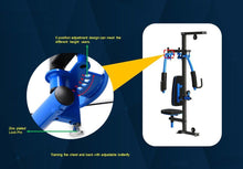 Load image into Gallery viewer, Muscle Motion Light Commercial Multi Station Gym + Pec Dec Attachment MSG1000AC
