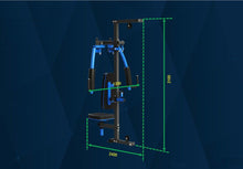 Load image into Gallery viewer, Muscle Motion Light Commercial Multi Station Home Gym + Leg Press + PEC DEC MSG1000ABC
