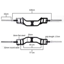 Load image into Gallery viewer, Olympic Cambered Multi Grip Press Barbell (SALE)
