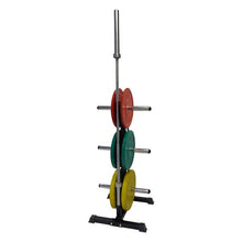 Load image into Gallery viewer, Package Deal 20 - 60kg Bumper Set, Olympic Curl Bar, Storage Rack &amp; Free Lock Jaws (Package Price)
