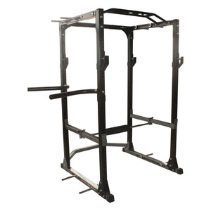 Package Deal - PR1002 Power Rack + Dip Bars, Flat Bench, Standard Bar + Dumbbell Handles & 75kg Standard Weights (PACKAGE PRICE)