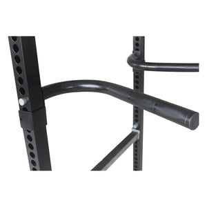 Package Deal - PR1002 Power Rack + Dip Bars, Flat Bench, Standard Bar + Dumbbell Handles & 75kg Standard Weights (PACKAGE PRICE)