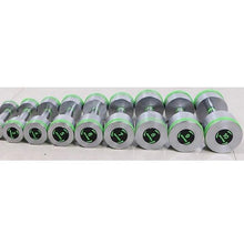 Load image into Gallery viewer, Premium Harden Chrome Dumbbells 1-10kg inc Rack (SALE)
