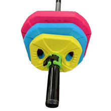 Load image into Gallery viewer, Rapid Motion 20kg Standard Rubber Coloured Barbell Pump Set
